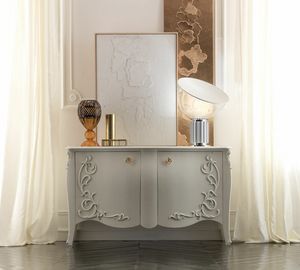 Barocco Charme CHN1711G, Shaped sideboard in modern baroque style