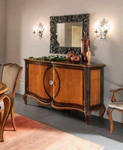 Bourbon Art. 25.202, Classic dresser with inside drawers and 2 doors