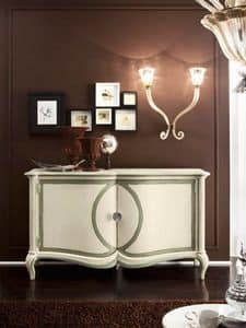 Bourbon Art. 25.222, Sideboard with 2 doors and 2 drawers, made in Italy