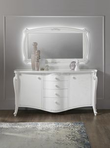 Chanel sideboard, Sideboard decorated by hand