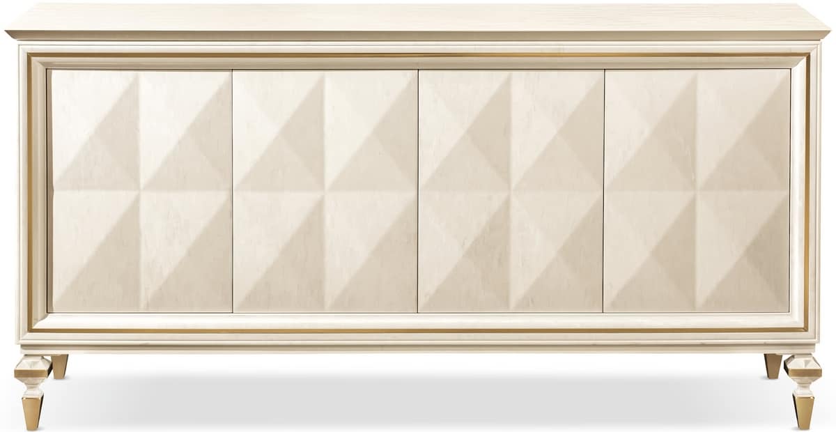 Diamante sideboard, Sideboard with mother-of-pearl decorations