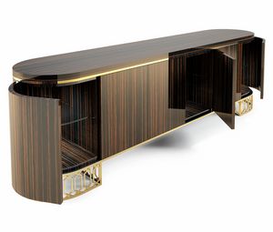 King, Sideboard with a rounded shapes