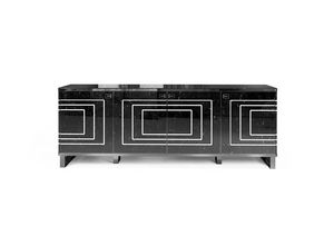 La Camelia, Sideboard with black marble structure
