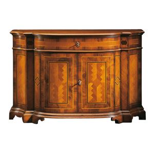 Ligabue RA.0641, 18th-century-style Bolognese sideboard with two doors and one drawer