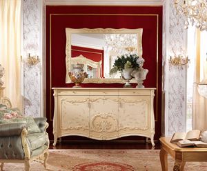 Prestige Plus PP56-L, Lacquered sideboard, inspired by 18th century Italian art