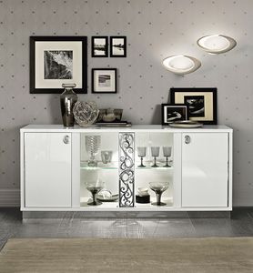 Roma Glamour sideboard, Sideboard with decorative door