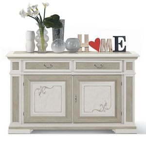 Shabby Chic SHA203G, Shabby Chic sideboard with 2 doors and 2 drawers