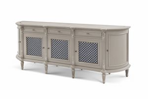 Sideboard 1190, Sideboard in wood and mother-of-pearl inlays
