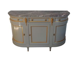 SIDEBOARD ART. CO 0023, French style sideboard, marble top