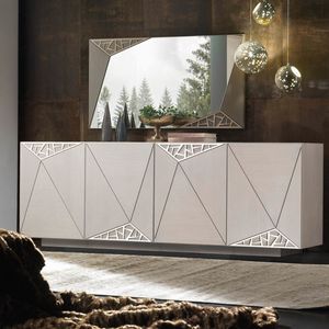 Spazio Contemporaneo SPAZE1067, Sideboard with decorative fretwork