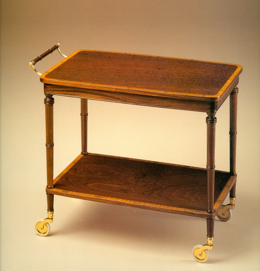 Art. 89004, Solid wood tea trolley