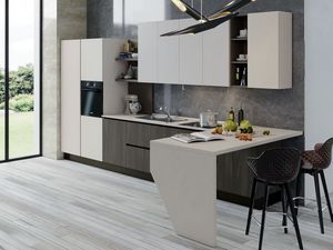 Elite EL 2.2/6, Modern kitchen with peninsula