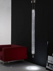 Bach suspended lamp, Design wall lamp with LED and optic fiber