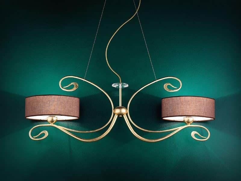 Charme applique, Classic wall lamp in forged handcrafted metal