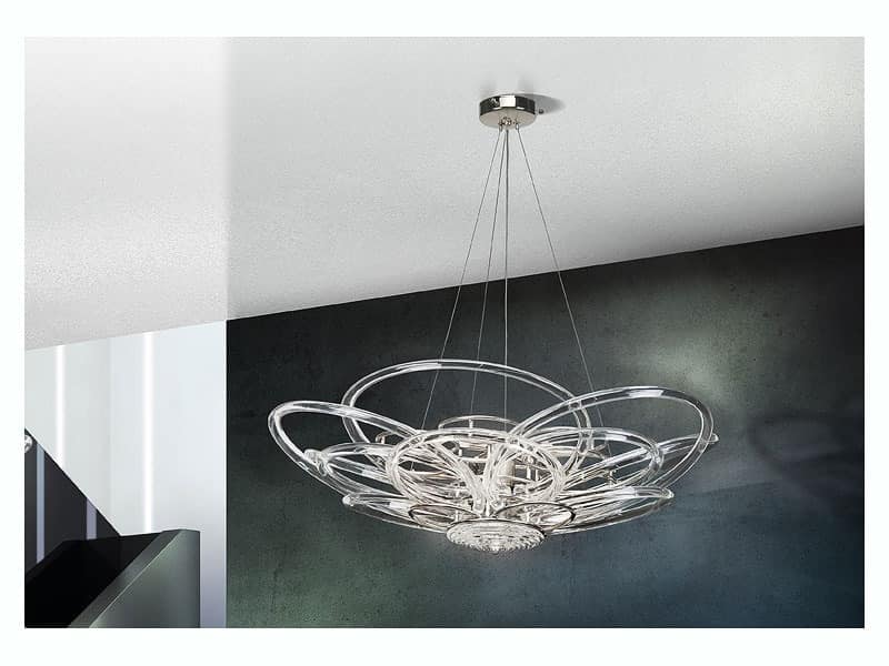 Flair chandelier, Pendant lamp for modern offices and villas