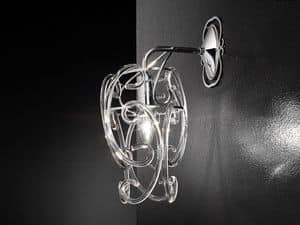 Gemini applique, Modern wall lamp, evocative lighting effects