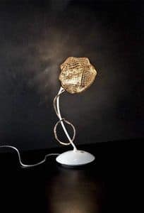 Gomitoli table lamp, Table lamp in metal with glass diffusers