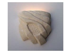 Nebio, Wall lamp, made of carved stone