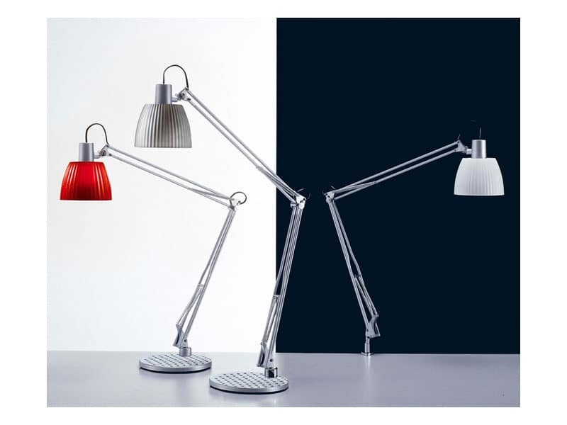Opera, Table lamp for fluorescent bulbs, for offices