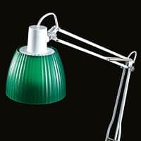 Opera, Table lamp for fluorescent bulbs, for offices