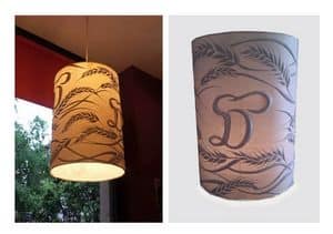 Customized lampshade 03, Lampshade for ceiling lamp, with customizable decoration