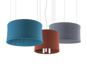 Milano, Lamps with shade in sound-absorbing fabric