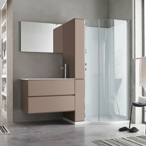 Flexia comp. 03, Laundry cabinet with sliding door column