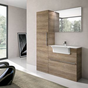 Stone comp. 04, Cabinet with sink convertible to a basin