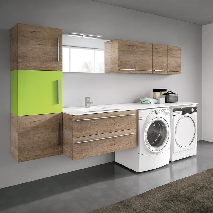 Spacious laundry furnishing solution | IDFdesign