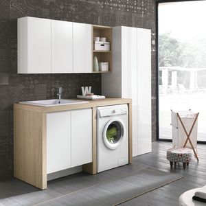 Stone comp. 10, Space saving furniture for laundry