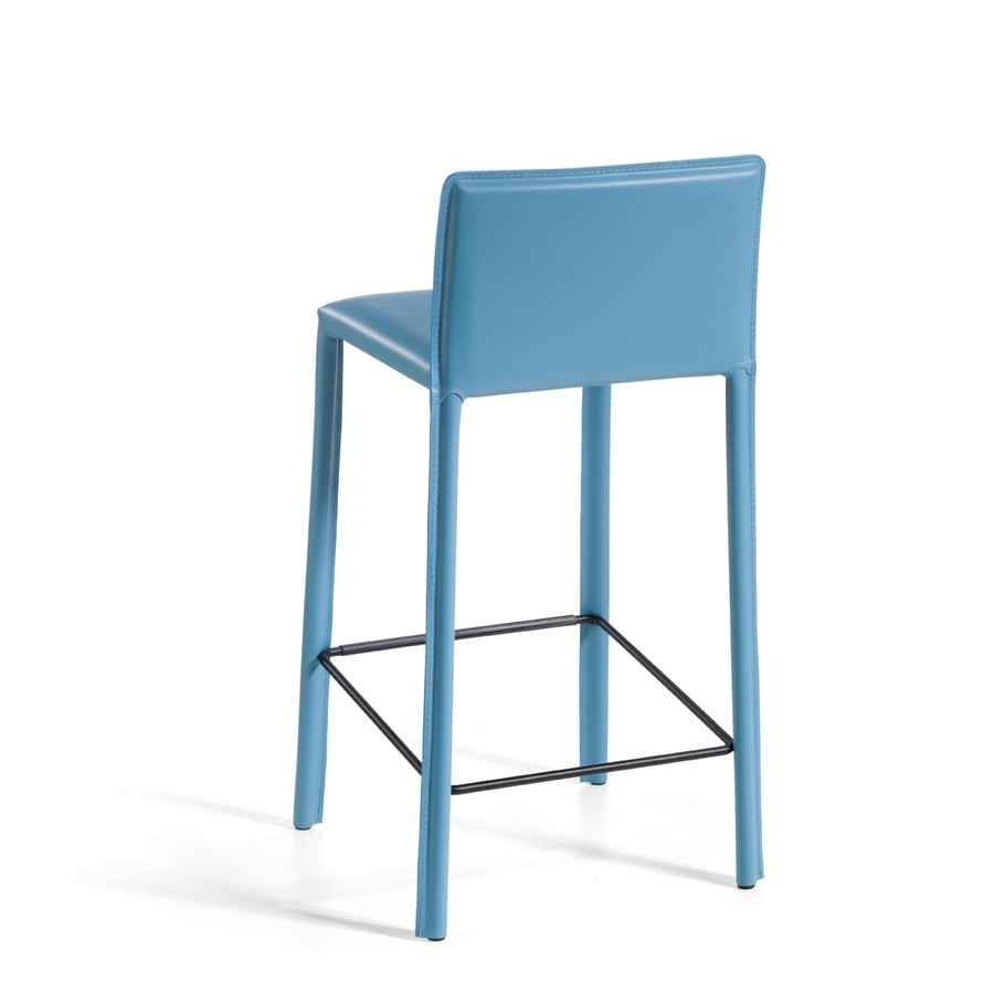 Agata SG low, Leather barstool essential for Restaurants and home