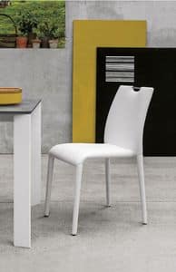FRIBURGO SE611, Chair completely covered in soft-touch, modern style