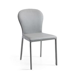Gaia, Padded chair, with rounded shapes