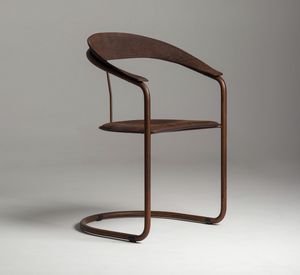 Parabolica chair, Chair with cantilever frame, in vintage style