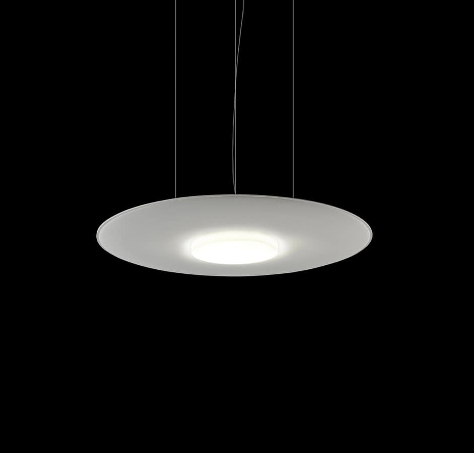 Giotto Lux, Sound absorbing chandelier with led light