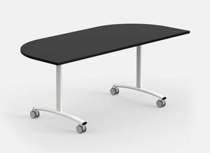 Archimede AV, Multifunctional table with folding top equipped with rounded corners