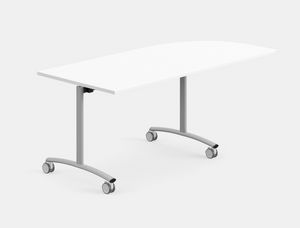 Archimede VD, Table on castors with flip-top