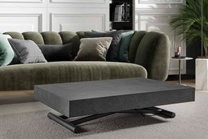 Art. 757 Block, Coffee table converts into a dining table, adjustable height