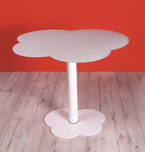 Cloud, Height adjustable table with cloud-shaped top