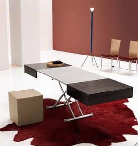 Itaca, Transformable table, height adjustable, for hotel