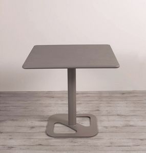 Outline, Height adjustable table with glass top
