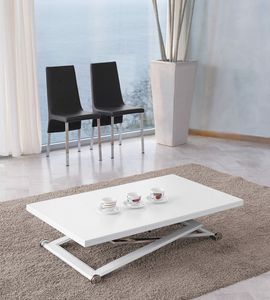 PUNTO, Height-adjustable table with gas piston