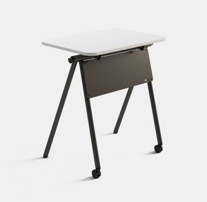 Ryo, Table with folding top for schools, libraries and meeting rooms