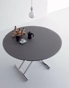 Simple Glass 460, Table with adjustable height, extendable, for Stays