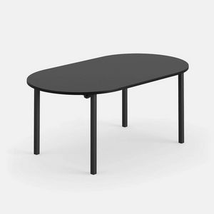 Timo S, Table with oval top, for school and work environments