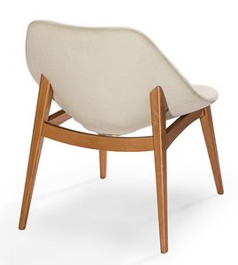 Simo lounge, Lounge chair with comfortable wide seat