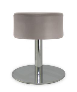 Cilindro low, Low stool with round padded seat