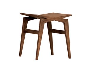 Icaro 5303/F, Low stool in ash wood