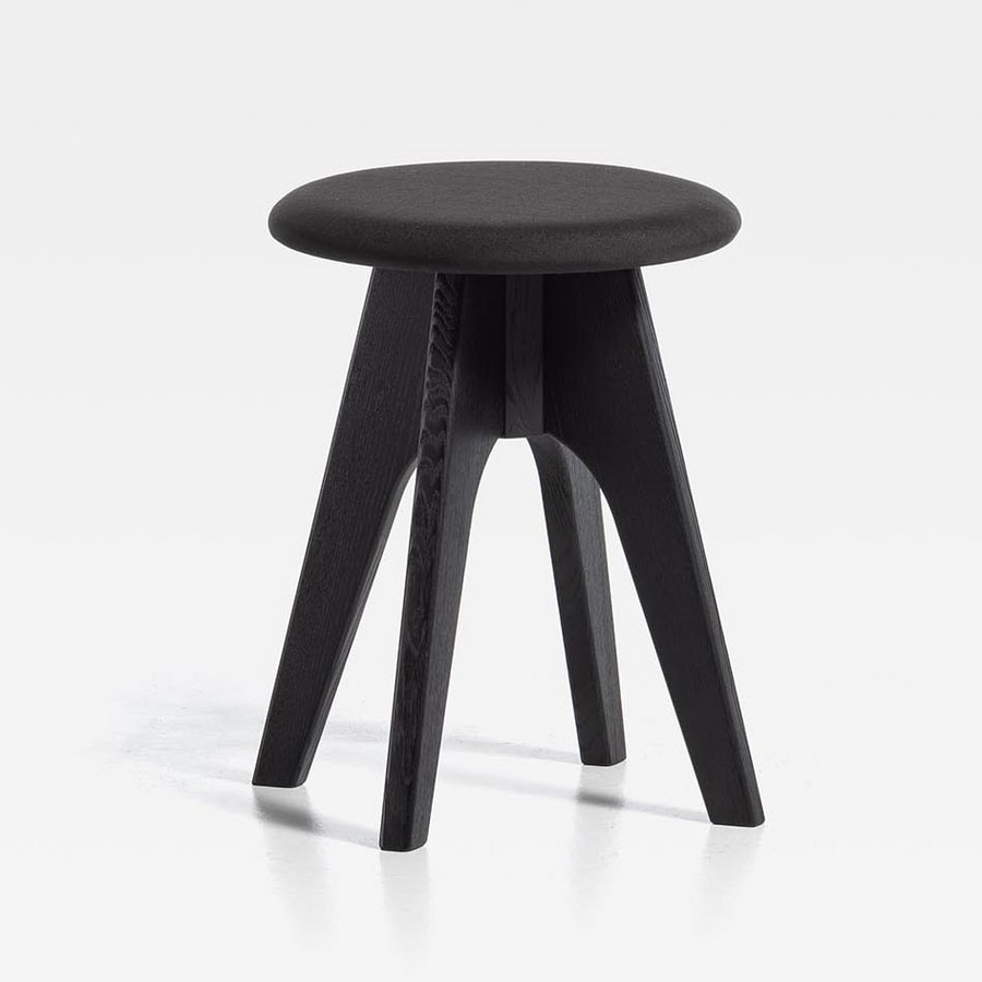 Tommy H45, Low stool, with upholstered seat