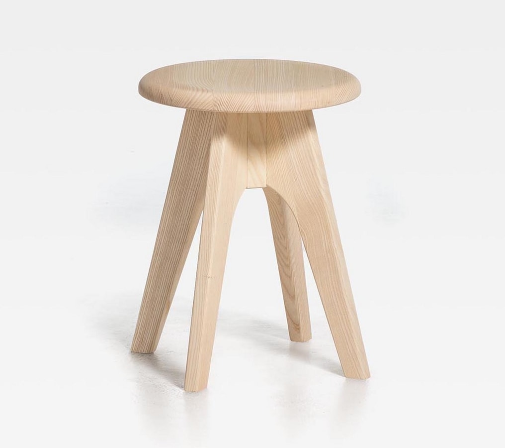 Tommy H45, Low stool, with round seat